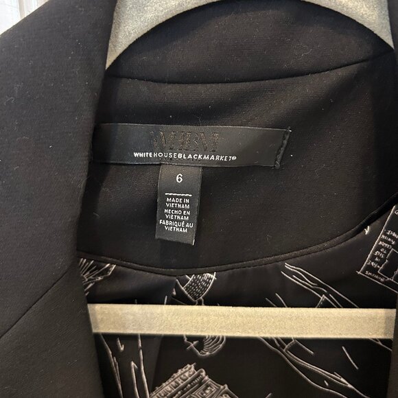 White House Black Market Contrast Signature Blazer NWOT - Picture 2 of 4